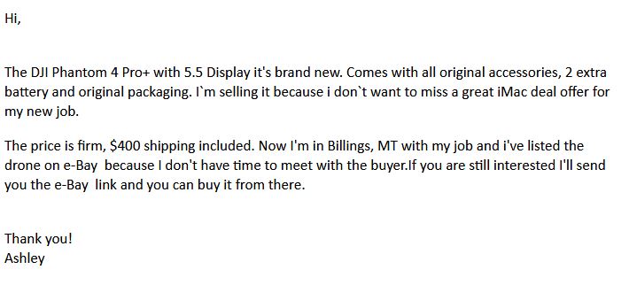 Dji store spark craigslist