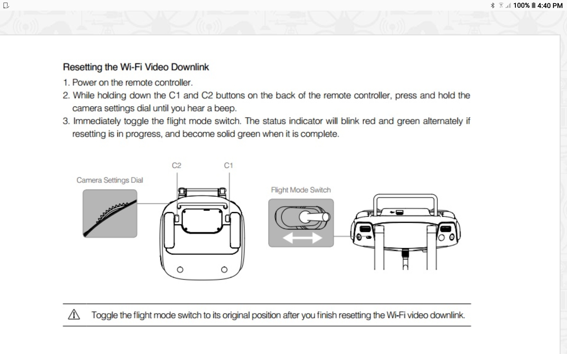 Dji spark sale controller wifi password