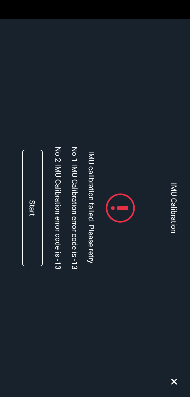 Imu calibration sales mavic 2