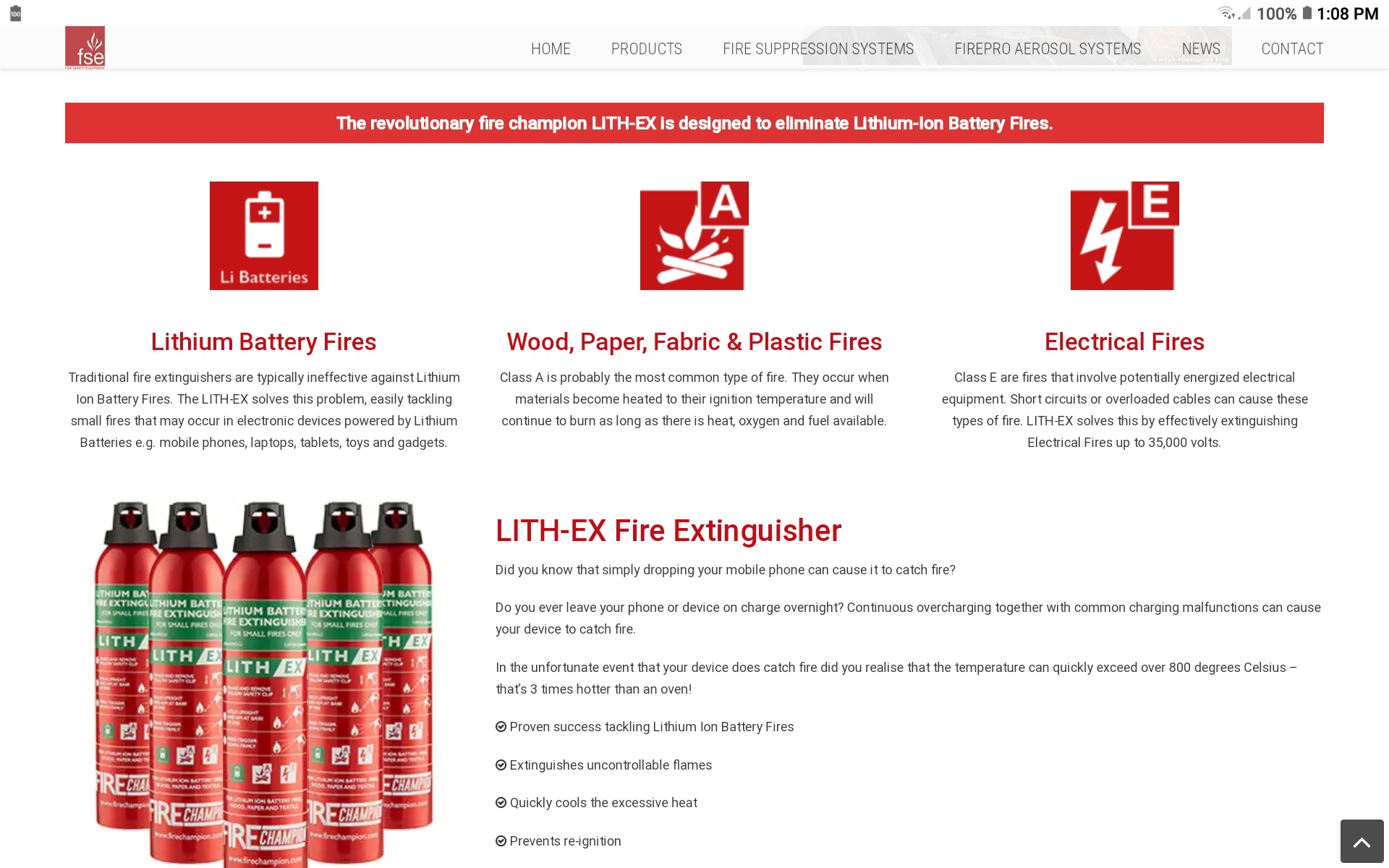 Vernederen opslag Werkloos Fire Extinguisher for Lithium Ion Batteries | DJI Phantom Drone Forum