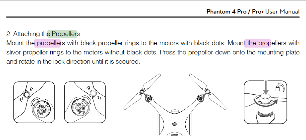 Phantom best sale 4 propellers