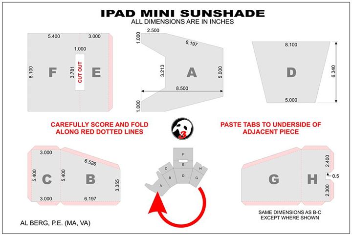 How To Build Your Own Ipad Mini Sun Shade Dji Phantom Drone Forum