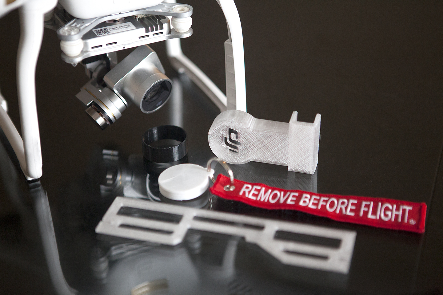 Gimbal Lock /& Guard 3d printed Flight Kit WHITE Lens Cap DJI Phantom 2 V