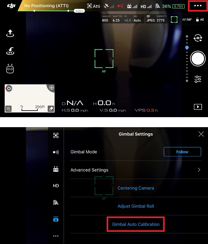 Gimbal Calibration Dji Phantom Drone Forum