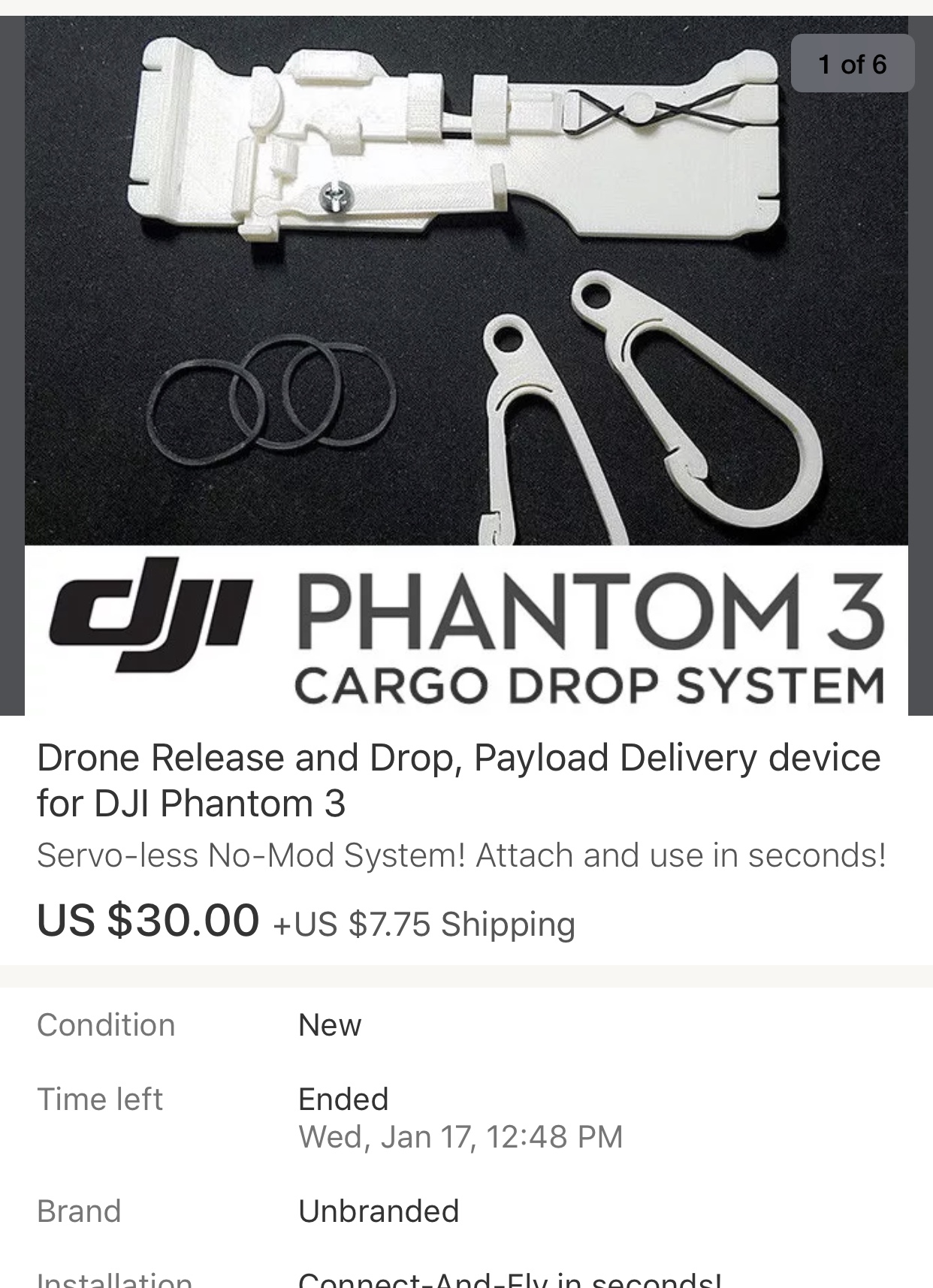 phantom 3 payload