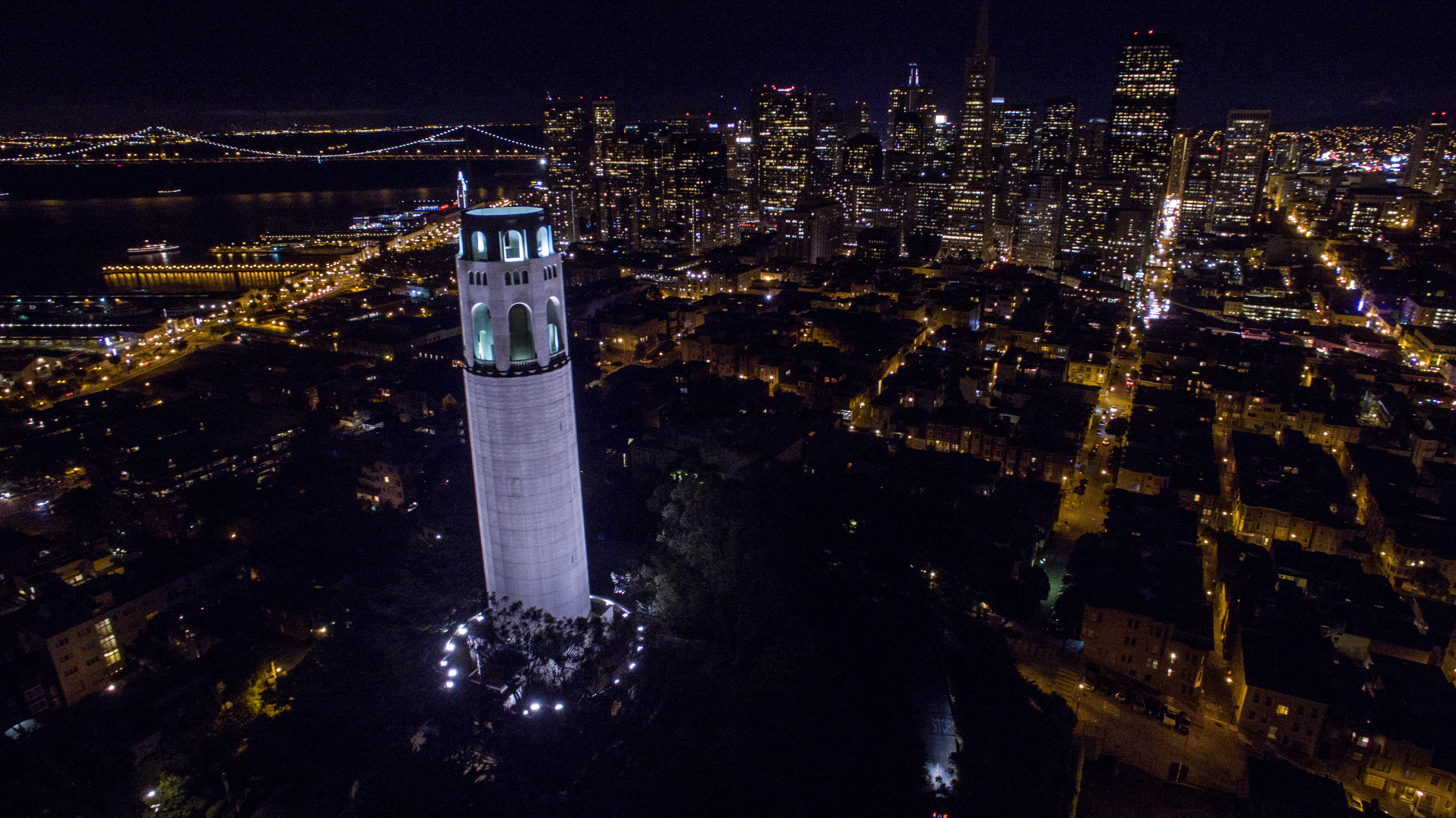 dji spark at night