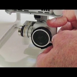 DJI Phantom 3 - Alternate Method for Camera Lens Filter Removal - YouTube