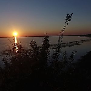 Sunset over Lake Monroe with my Phantom 3 Professional