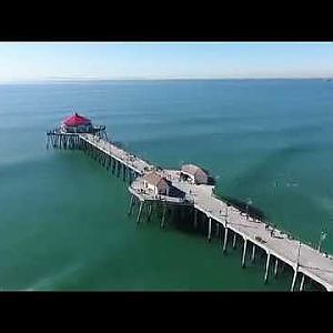 Huntington Beach/Surfing Drone Footage (PHANTOM 4) - YouTube