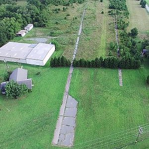 Aerial Views of Abandoned Clayton Airport/Meadowlark Gliderport - Whitsett, NC