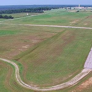 Aerial Views of Abandoned Fort Lee Army Airfield - Prince George County, Va