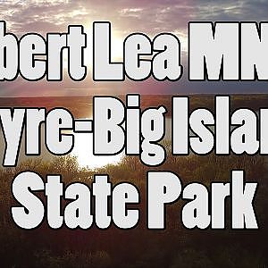 Albert Lea MN & Myre Big Island State Park. May 3, 2017 4k DJI Phantom 3  Bing Err - YouTube