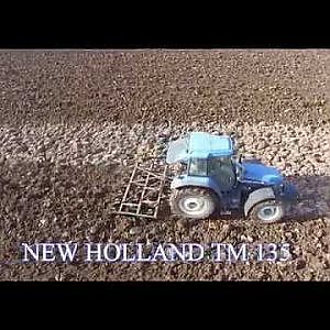 DJI Phantom 4: New Holland TM 135 in 4K video