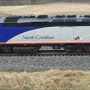 Amtrak #74 Piedmont - Rolling Through McLeansville, NC