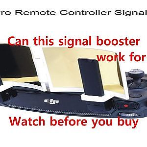 Can Mavic Pro signal booster work for Spark ?