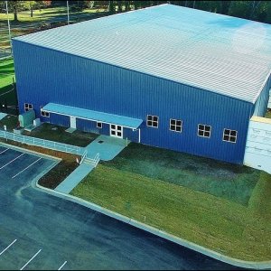 Aerial Views of the New Orange County Sportsplex Field House - Hillsborough, NC