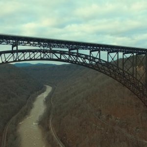 New River Gorge and high water on the New River