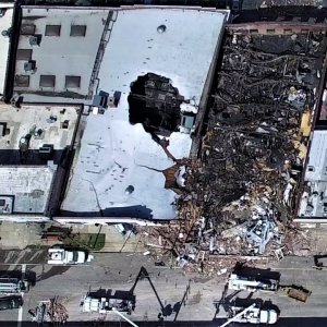 Aftermath of Gas Leak Explosion - Durham, NC