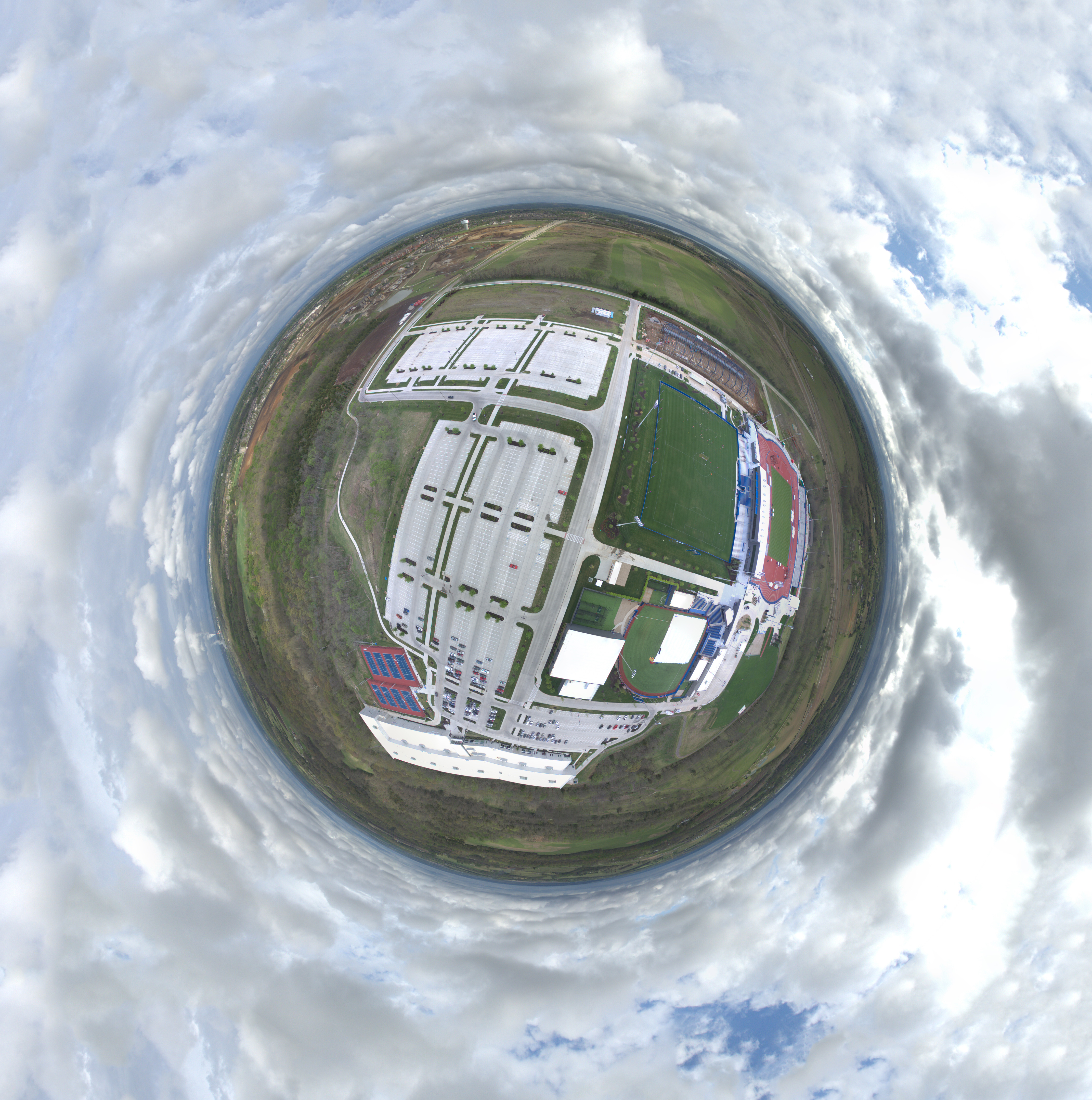 2016 04 18 Rock Chalk Park Little Planet Altitude 300 Feet