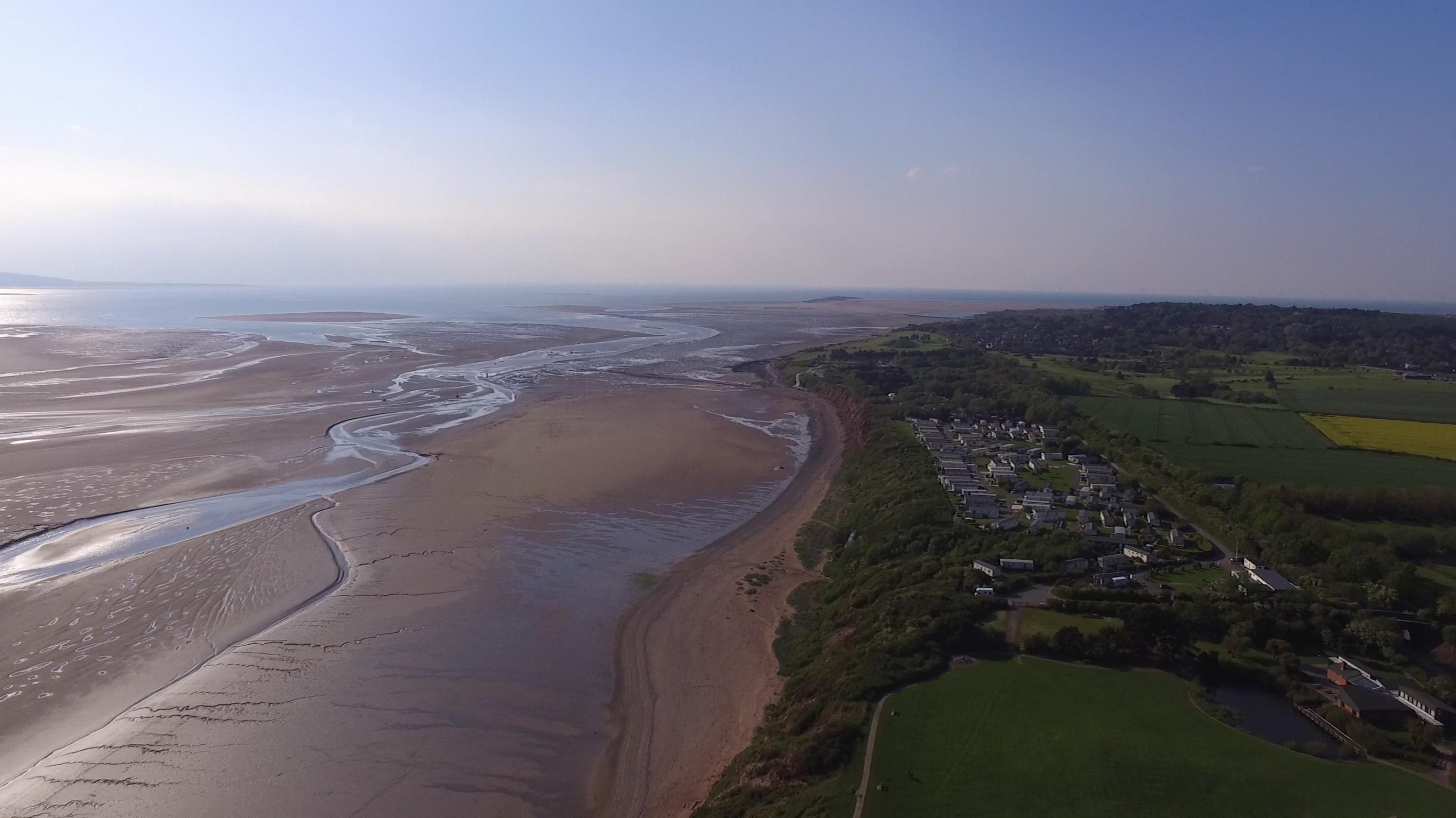 Above Wirral Country Park, Thurstaston, Wirral, UK.