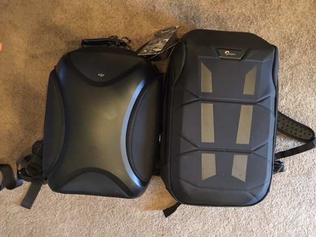 DJI Phantom pack & Lowepro Droneguard