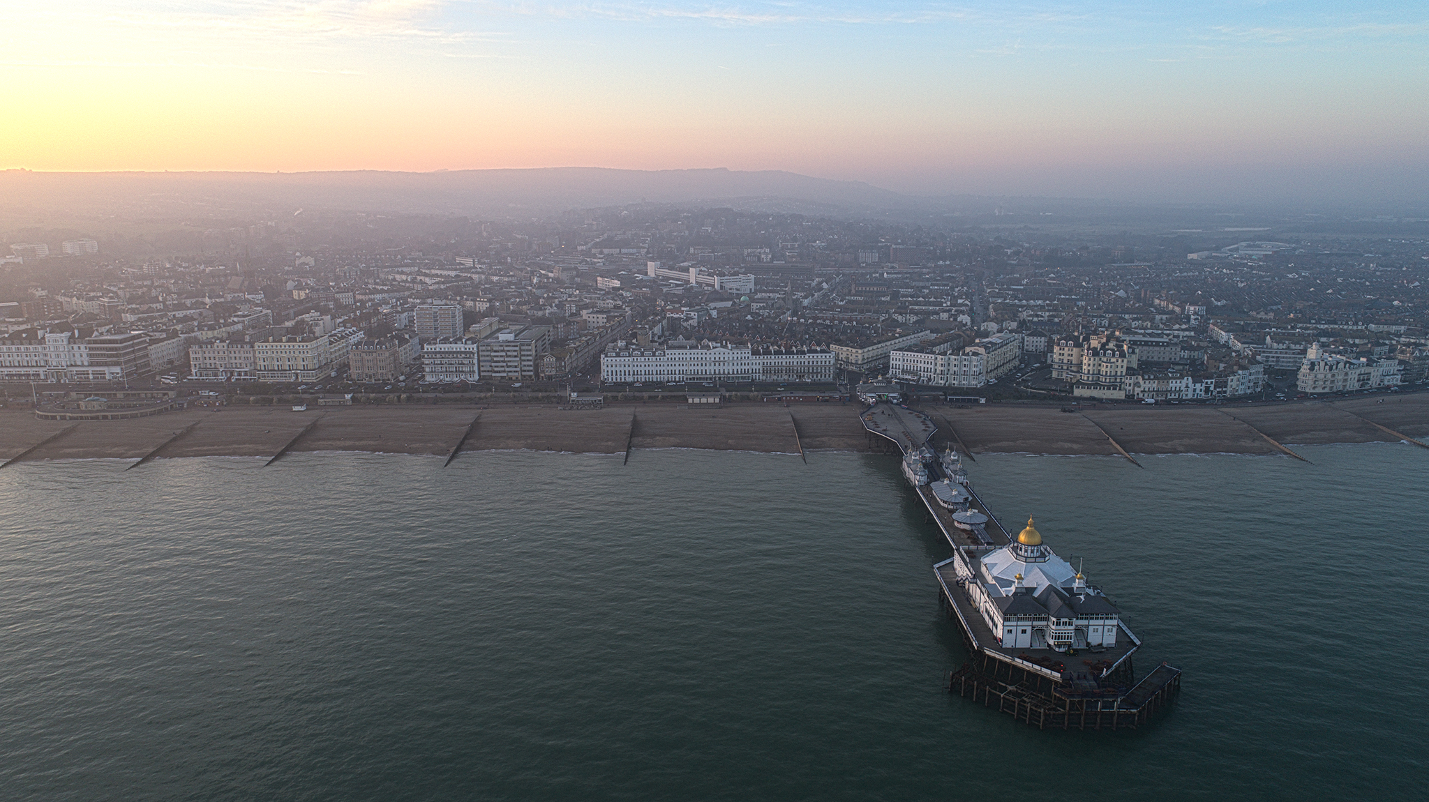 Eastbourne, East Sussex, looking West