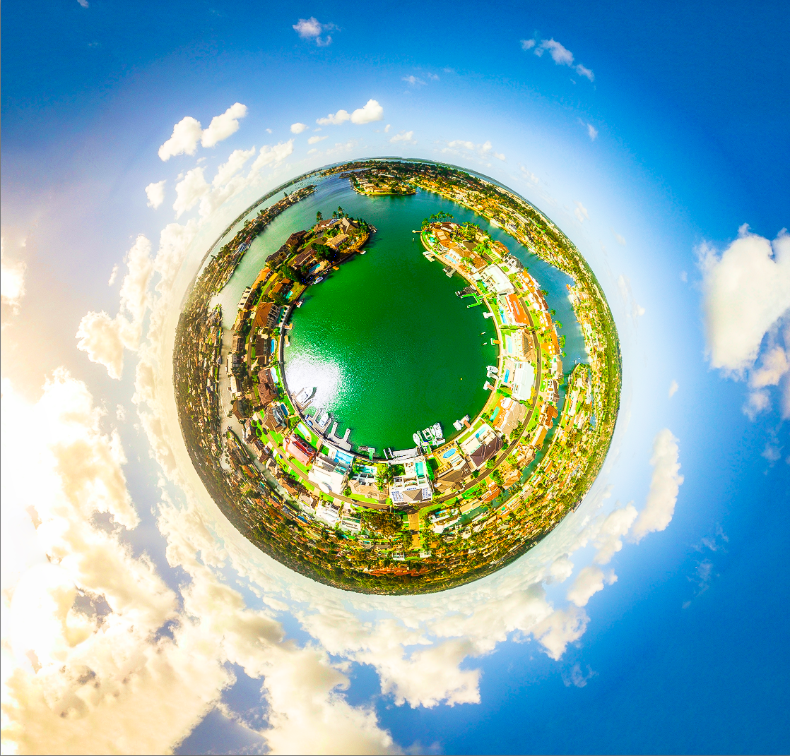 James Cook Island little planet