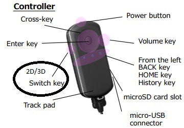 Moverio Trackpad Pic