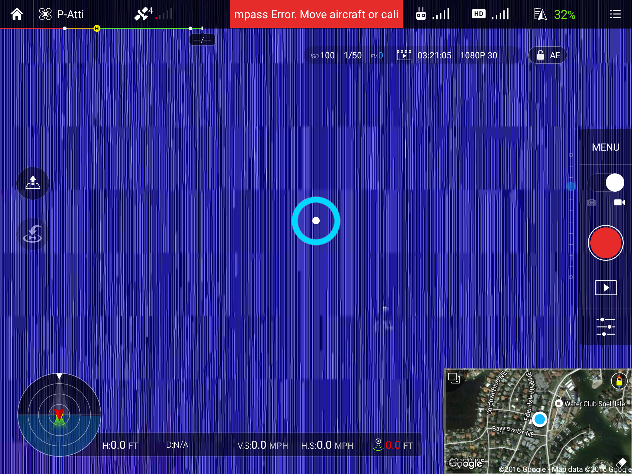 Phantom 3 advanced zebra lines