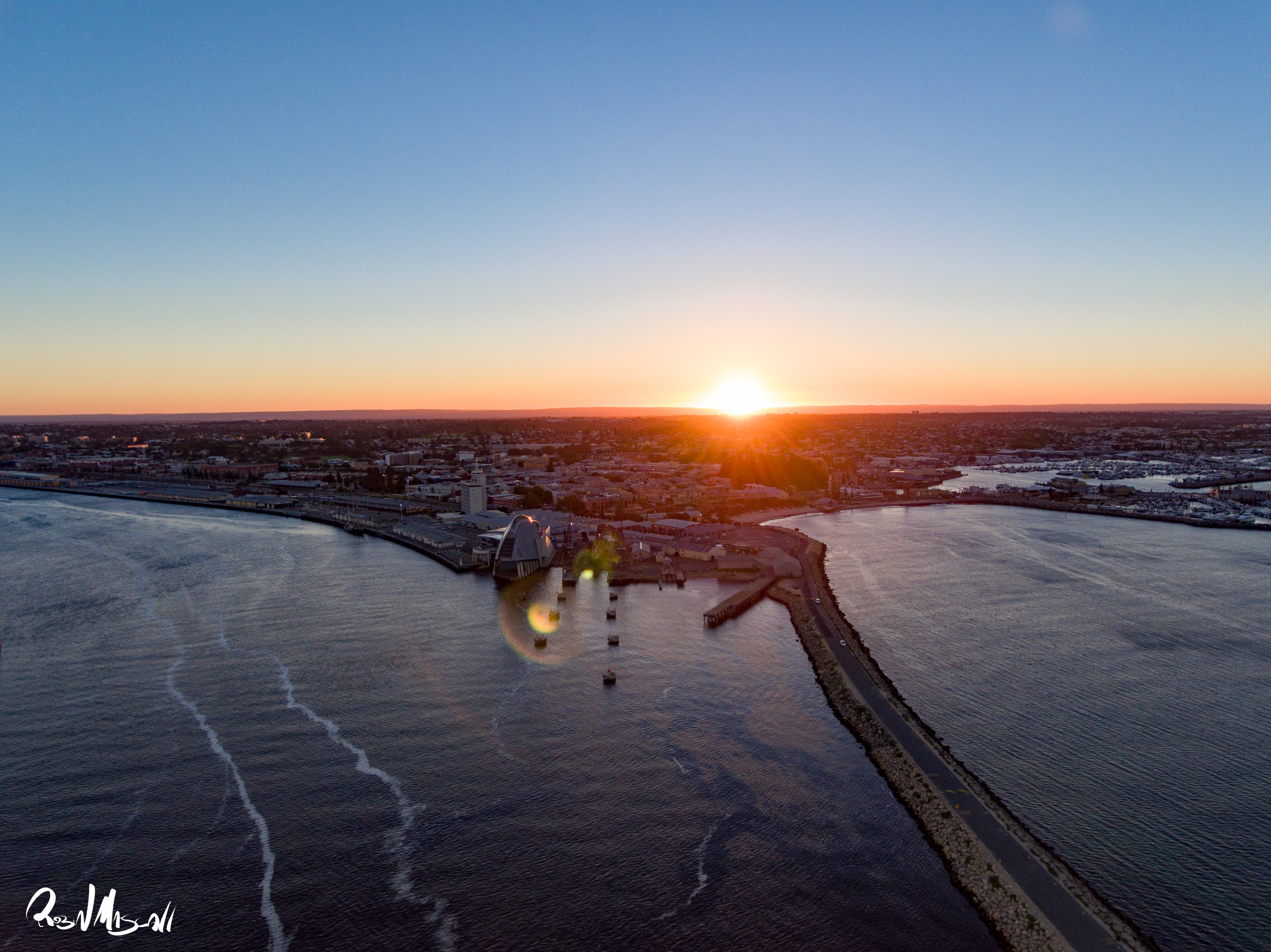 Sunrise over Fremantle