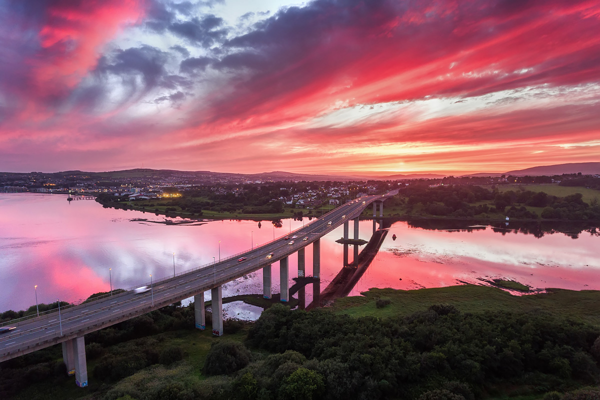 Sunset - Foyle Bridge