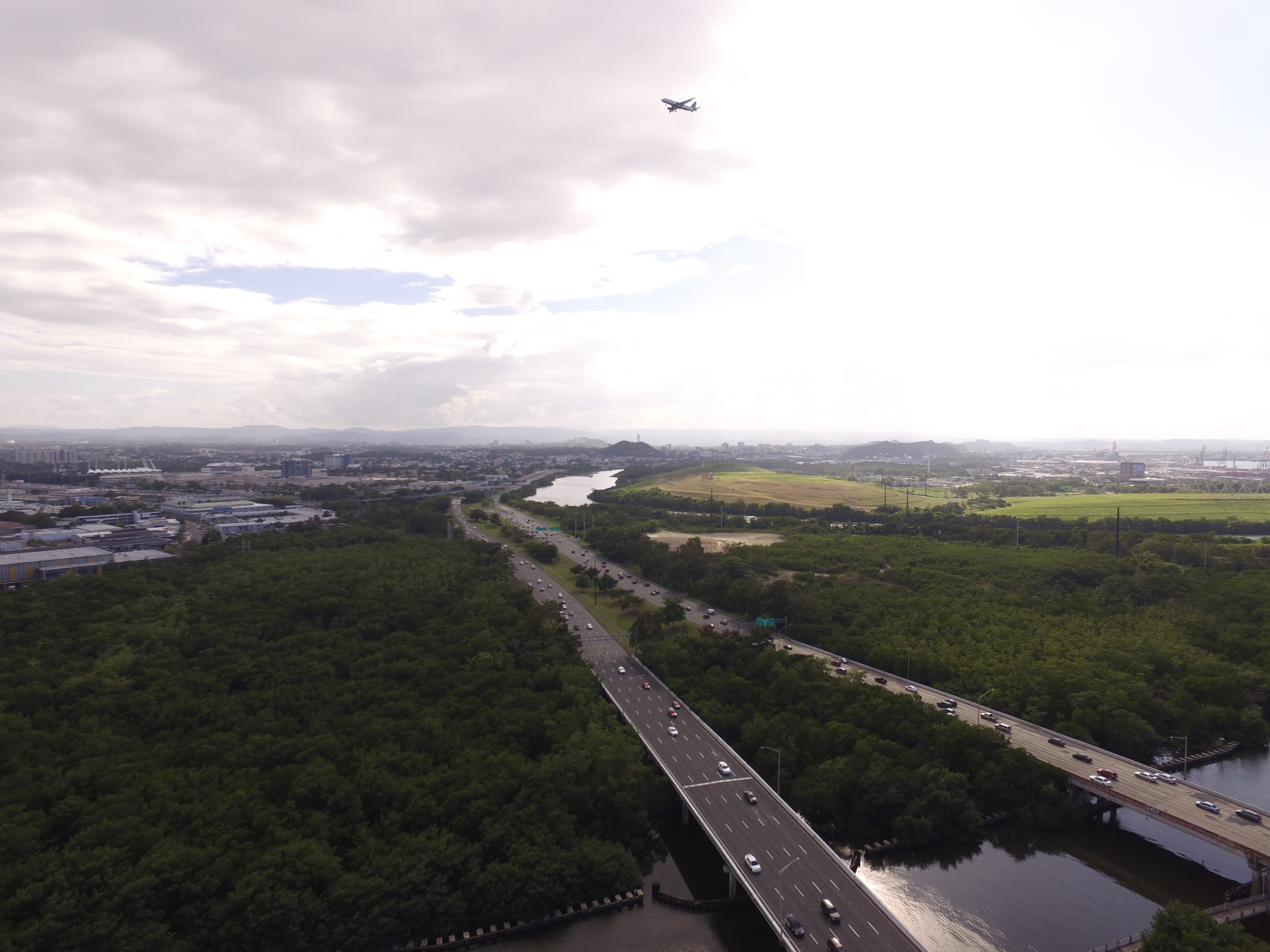 Teofilo Park - Santurce, PR - View towards the West from Teofilo over the freeway