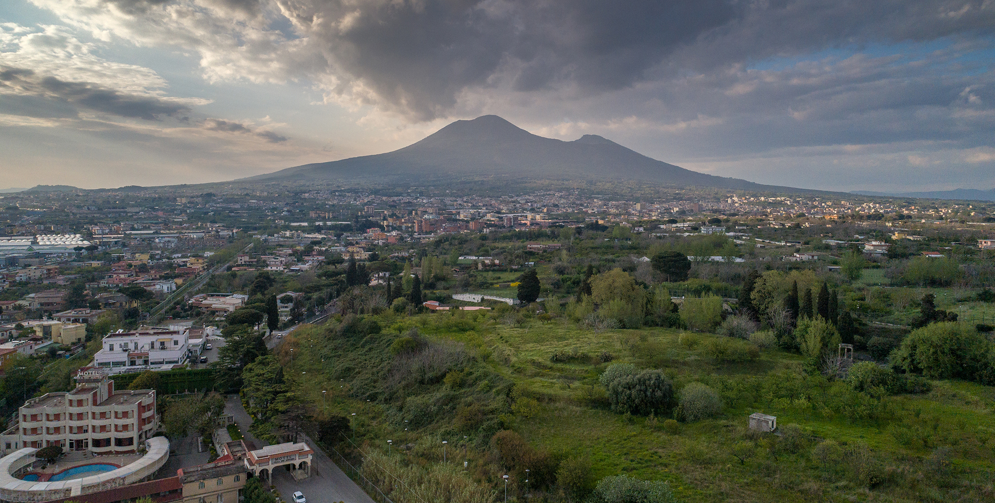 Vesuvius from Pompeii